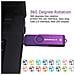64gb Memory Stick Usb 2.0 Flash Drive Swivel Thumb Drive Pen Drive (64gb Viola)  - Foto miniatura 4