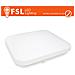 Plafoniera Quadrata Led Ip20 25w 4000k 33x6,8cm - Foto miniatura 1
