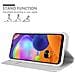 Custodia Compatibile Con Samsung Galaxy A31 In Classy Argento - Coperchio Protettiva Con Chiusura Magnetica, Funzione Stand E Tasca Per Le Carte - Foto miniatura 3