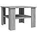 Tavolino Da Salotto Grigio Sonoma 60x60x42 Cm Legno Multistrato - Foto miniatura 2