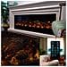 Caminetto Vulture Caminetto Elettrico Da Incasso Lungo 150 Cm 1500w Nero Effetto Fiamma 6 Livelli Comandi Manuali E Telecomando Incluso Realizzato Con Pannelli Laminati A Freddo - Foto miniatura 8