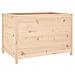 Fioriera Rialzata Giardino 119,5x82,5x78cm Legno Massello Pino - Foto miniatura 2