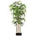Albero Bambù Artificiale 1605 Foglie 180 Cm Verde - Foto miniatura 2