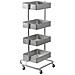 Utility Trolley 4, Carrello Espositore Multiuso A 4 Ripiani - Foto miniatura 1