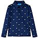 Camicia Per Bambini Con Stampa Dinosauro Blu Marino 92 - Foto miniatura 1
