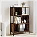 Libreria Rovere Fumo 72x28x109 Cm In Legno Multistrato - Foto miniatura 1