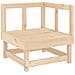 Set Salotto Da Giardino 5 Pz In Legno Massello Di Pino - Foto miniatura 3