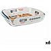 Pirofila Da Forno Quttin 1,9 L Vetro Rettangolare 28 X 19,9 X 5 Cm (6 Unità) - Foto miniatura 1