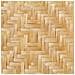 Paravento 3 Pannelli Rattan Naturale 166 X 180 Cm Carpi - Foto miniatura 4
