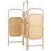 Paravento 3 Pannelli Rattan Naturale 166 X 180 Cm Carpi - Foto miniatura 7