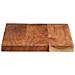 Piano Tavolo 40x20x3,8cm Rettangolare Legno Massello Acacia - Foto miniatura 4