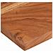 Piano Tavolo 40x20x3,8cm Rettangolare Legno Massello Acacia - Foto miniatura 6
