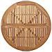 Set da Pranzo per Giardino 5 pz in Legno Massello di Acacia - Foto miniatura 10