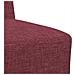 Divano Sedia Rosso Vino 55 cm in Tessuto - Foto miniatura 8