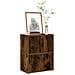 Libreria Rovere Fumo 40x24x52 Cm In Legno Multistrato - Foto miniatura 1