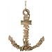 Decorazione In Metallo E Legno Ancora - Marrone - Legno - 39x7x46 Cm - Foto miniatura 1