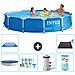 Piscina Fuori Terra - In Giro - 366x76 Cm - Blu - Include Accessori Coordinati A1590 - Foto miniatura 1