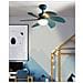 Ventilatore Da Soffitto Con Luce Azzurro Logar - Foto miniatura 1