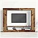 Mobile TV a Muro Legno Invecchiato 152x22x113 cm - Foto miniatura 4