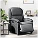 Poltrona Reclinabile Elettrica Grigia in Similpelle - Foto miniatura 2