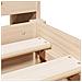 Letto Libreria senza Materasso 140x200 cm in Legno di Pino - Foto miniatura 9