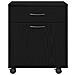 Mobiletto Rolling in Rovere Nero 45x38x54 cm in Legno Ingegnerizzato - Foto miniatura 7