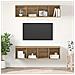 Set mobile TV 2 pcs rovere artigianale 37 x 37 x 142.5 cm - Foto miniatura 2