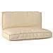 Set di Cuscini per Pallet 2 pcs Beige 120 x 80 x 12 cm - Foto miniatura 1