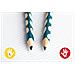 EASYgraph - Matita Ergonomica triangolare - Set da 36 (6 per Mancini, 30 per Destrimani) - in 5 colori diversi - Gradazione HB - Foto miniatura 5