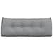 Cuscino per Schiena Grigio chiaro 120 x 24 x 50 cm Tessuto - Foto miniatura 6
