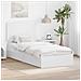 Letto con Contenitore Bianco 90 x 190 cm Legno multistrato - Foto miniatura 2