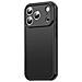 Custodia Magnetica Nera Opaca Compatibile Con Iphone 17 Pro Max - Antiurto E Anti-impronta - Foto miniatura 1