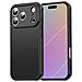 Custodia Magnetica Nera Opaca Compatibile Con Iphone 17 Pro Max - Antiurto E Anti-impronta - Foto miniatura 4