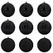 Set di Palle di Natale 9 pcs Nero Plastica - Foto miniatura 1