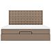 Struttura Letto Pouf con Materasso 180x200 cm Similpelle - Foto miniatura 7