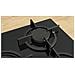 Serie 6 PPQ7A6I10 Piano cottura a gas 75 cm 5 fuochi Vetro Nero - Foto miniatura 6