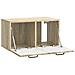 Mobile Porta TV da Muro Rovere Sonoma 59,5 x 31 x 30 cm - Foto miniatura 3