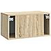 Mobile Porta TV da Muro Rovere Sonoma 59,5 x 31 x 30 cm - Foto miniatura 6