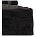 Chaise Longe con Gonna con cuscino Nero 157 x 91 x 91 cm ARES - Foto miniatura 7
