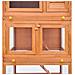 Gabbia per conigli da esterno in legno a 3 strati - Foto miniatura 4