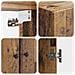 Set di armadi 2 pcs Legno antico Legno ingegnerizzato - Foto miniatura 7