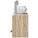 Set di Armadi da Bagno 3 pz Rovere Sonoma 49,5 x 35 x 63 cm - Foto miniatura 7