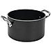 Casseruola Alta 2 Maniglie Diametro 32 cm - Linea Al Black 5 mm - Foto miniatura 1