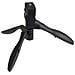 Mini Treppiede da Tavolo con Testa di Inclinazione Altezza Max 11.5 cm Nero - Foto miniatura 1