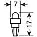 Set 5 de T5 A Led 5mm Per Cruscotto, Blu - Foto miniatura 2