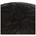 Pouf Nero 40x35 Cm In Vera Pelle Di Capra - Foto miniatura 3