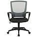 Poltrona Ufficio Kampen in Rete I Sedia Studio Ragazzi con Ruote E Braccioli Regolabile E Girevole A 360° I Poltrona Pc Direzionale Nero Grigio - Foto miniatura 2