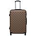 Set Valigie Trolley A Custodia Rigida 2 Pz Marrone In Abs - Foto miniatura 7