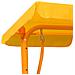 Dondolo A Panchina Per Bambini Giallo 115x75x110 Cm In Tessuto - Foto miniatura 6