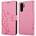 Custodia Compatibile Con Huawei P30 Pro In Rosa Fiore - Coperchio Protettivo In Design Floreale Con Chiusura Magnetica, Funzione Stand E Slot Per Carte - Foto miniatura 10
